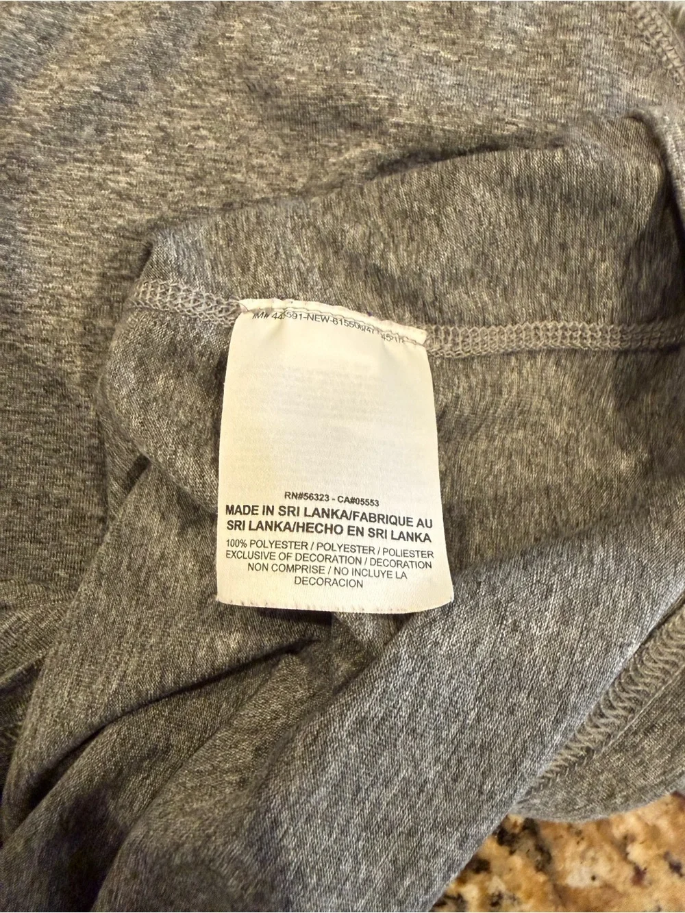 Nike Legend Long Sleeve athletic active T-shirt Gray Black Swoosh Dri Fit medium